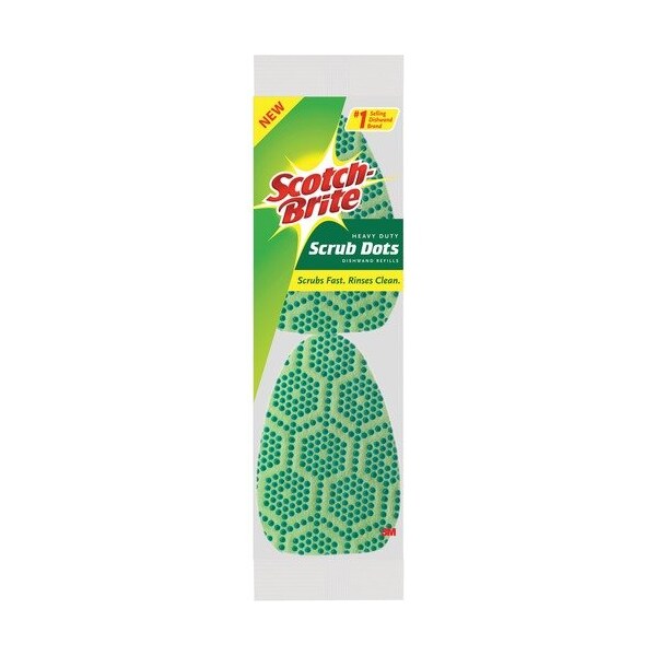 3M Commercial Refills, Dshwnd, Scub Dot, Gn, 7PK MMM48827CT - main